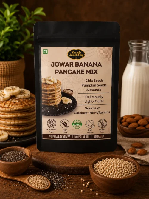 Jowar Banana Pancake Mix | Protein-packed | Source of Omega-3